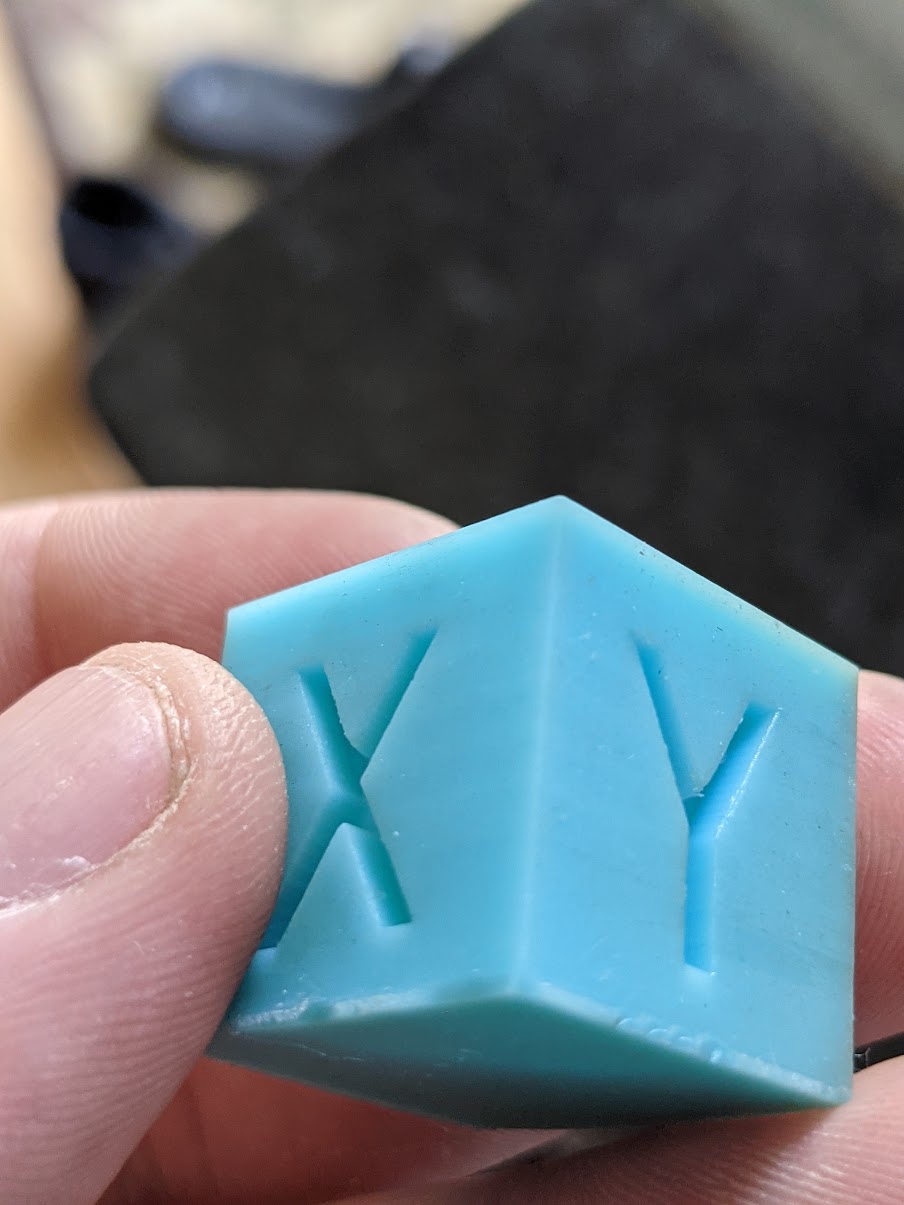 20mm x 20mm x 20mm calibration cube